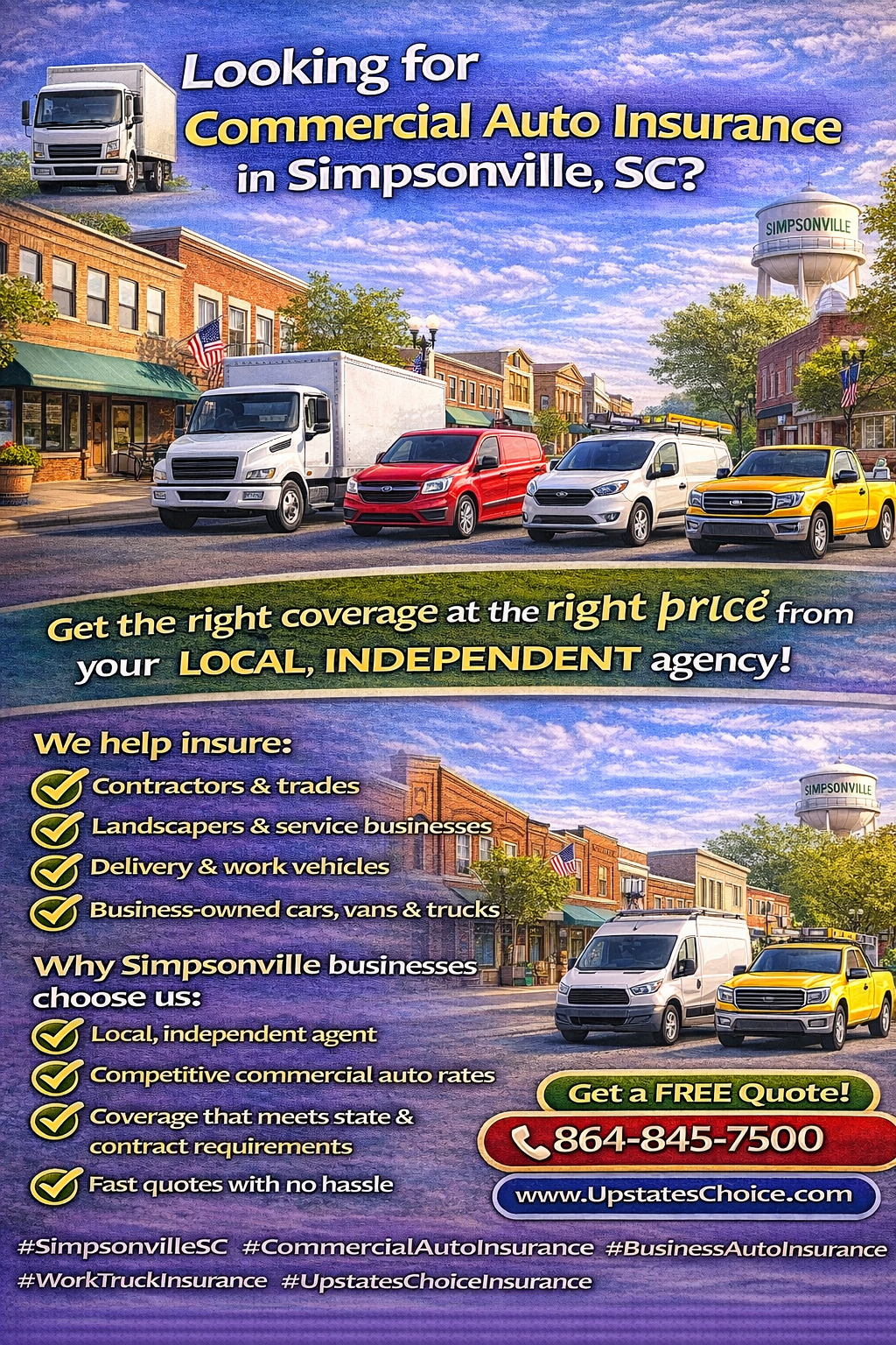 Simpsonville SC Commercial Auto